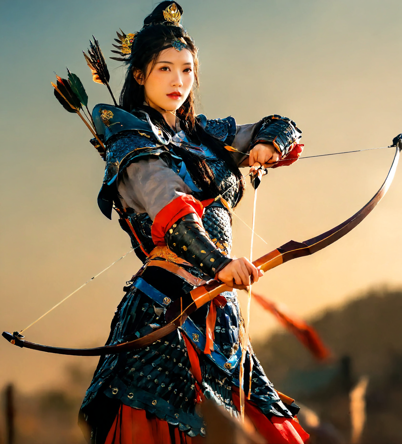 01859-4197764237-cinematic photo  _lora_Qige中式甲胄_44_3-000002_0.4_, a 20 year old chinese woman,Women's armor,Chinese_armor, realistic,solo,The va.png